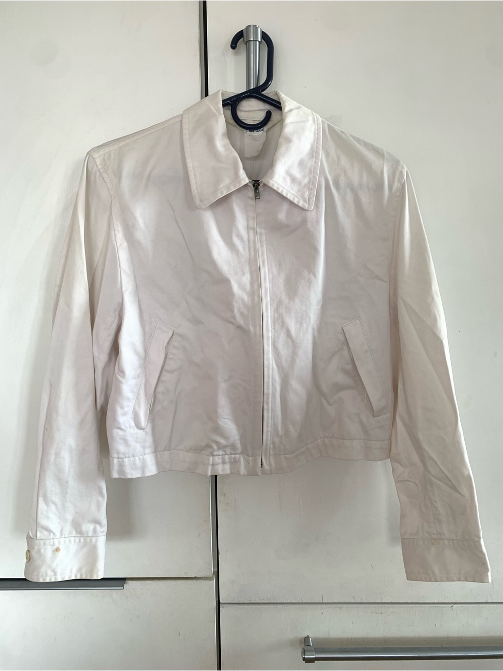 AS IS VINTAGE tricot Comme des Garcons Cropped Jacket White